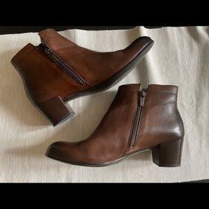 Ecco leather ankle boot